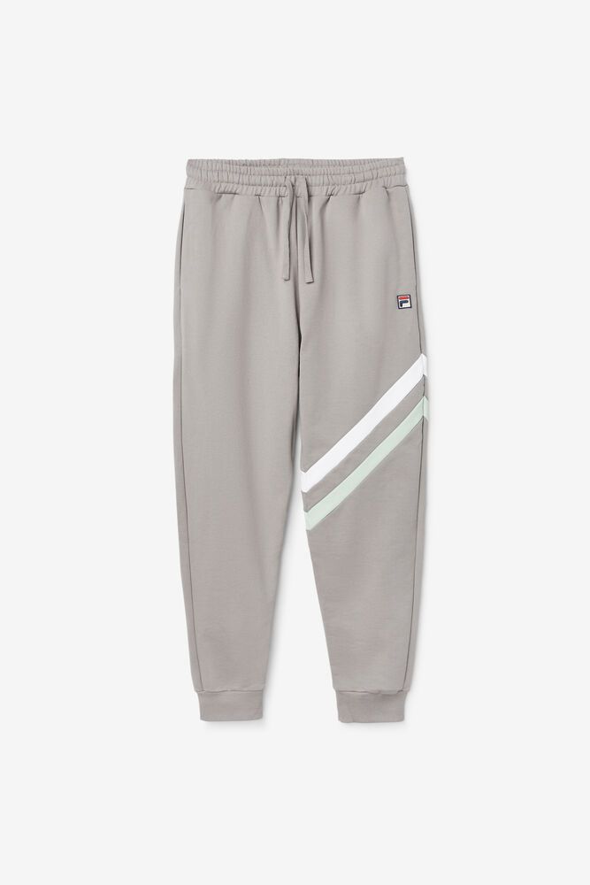 Fila Pants Mens Grey Indie Jogger - Ireland 47603-XCWU